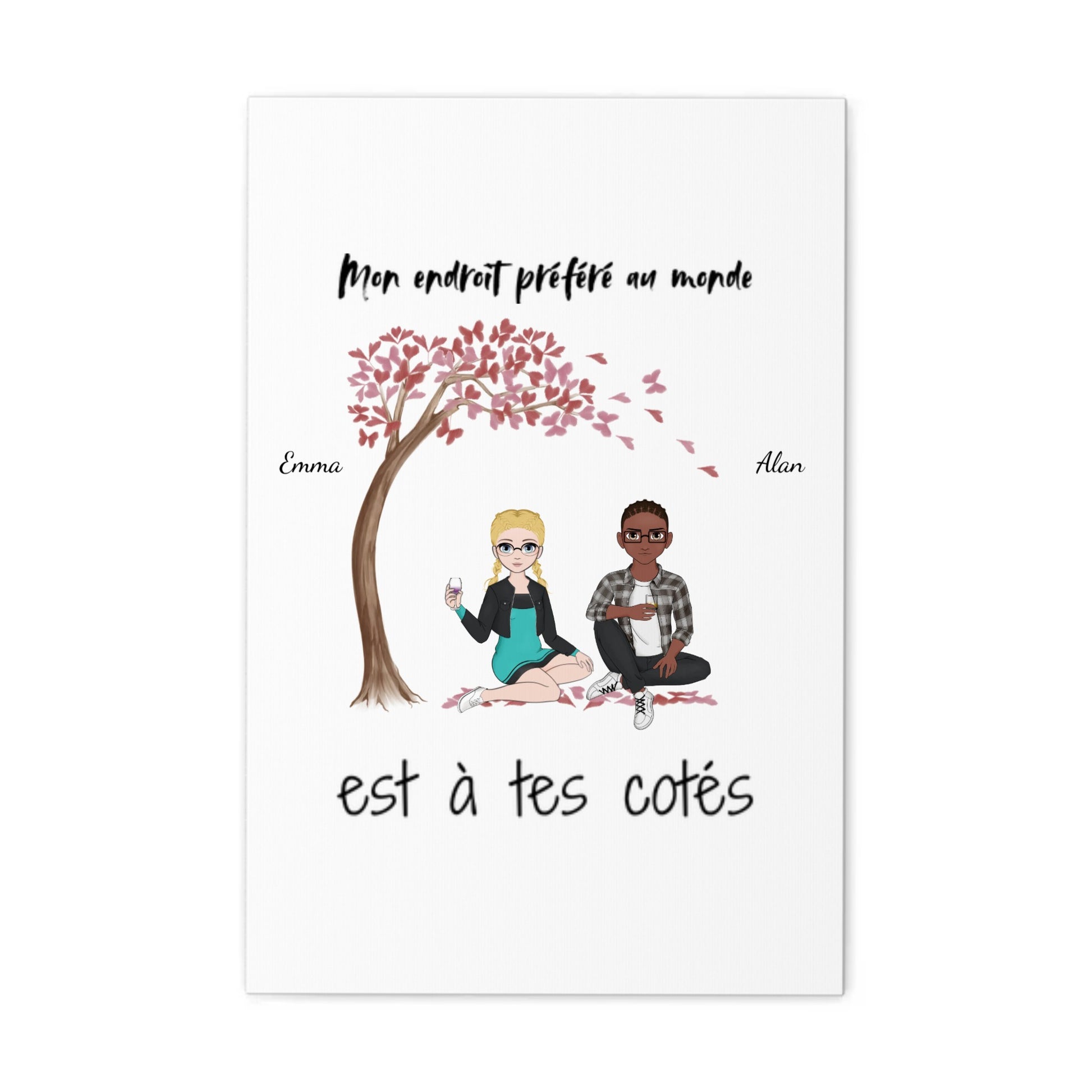 Toile Personnalisee Couple