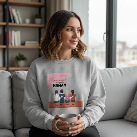 Pull personnalisé mère et fille