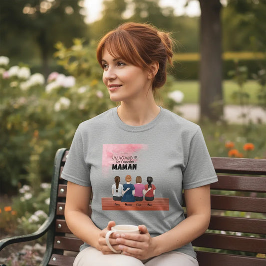 Tshirt personnalisé mère et fille
