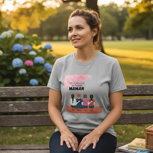 Tshirt personnalisé mère et fille