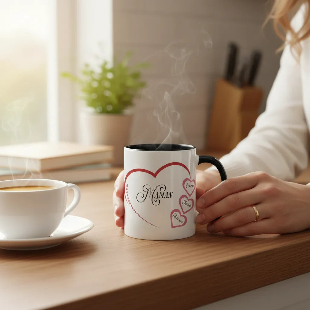 Tasse à café personnalisée maman