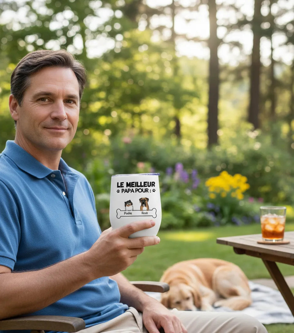 Mug personnalisé Meilleur Papa Pour Chien