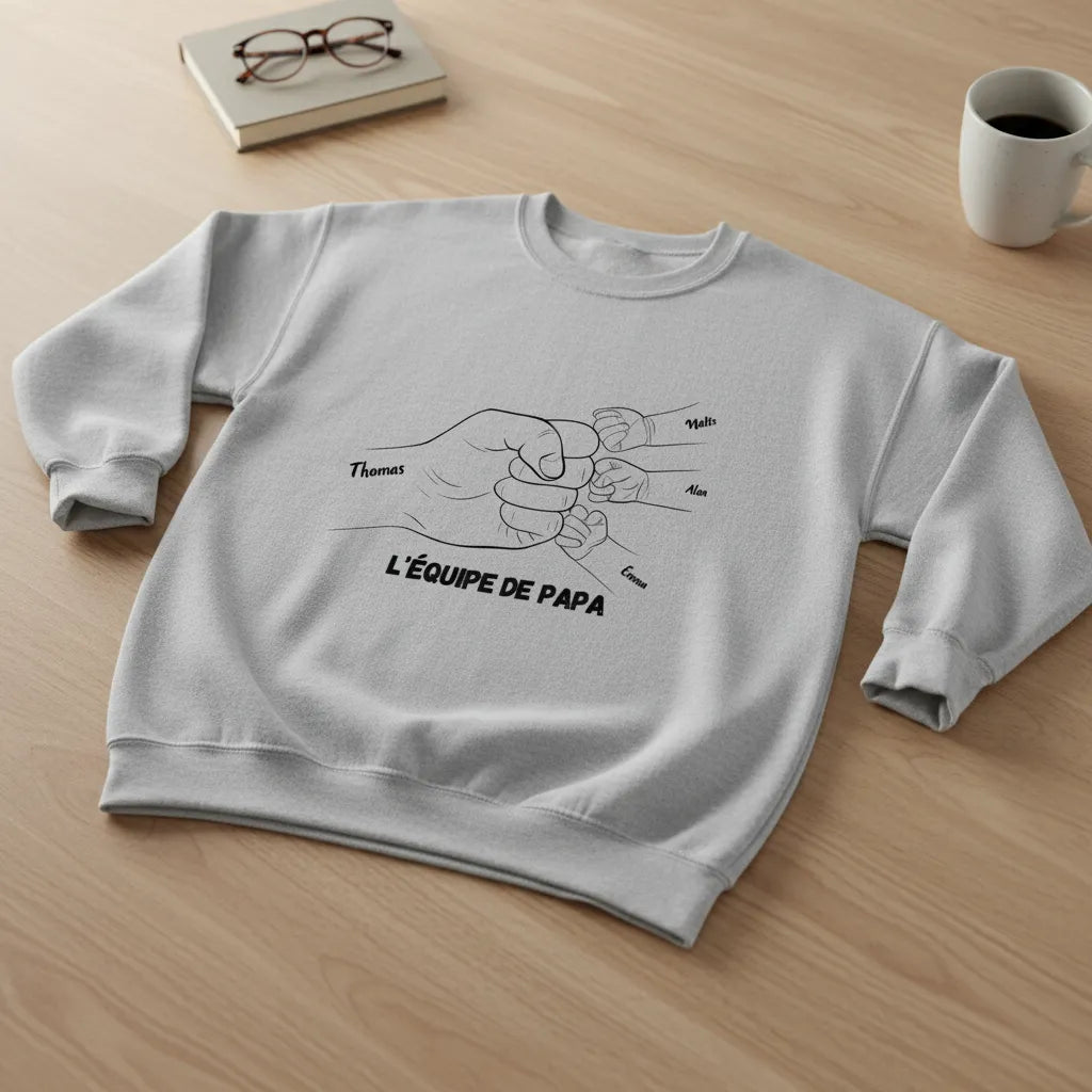 Sweat personnalisé papa