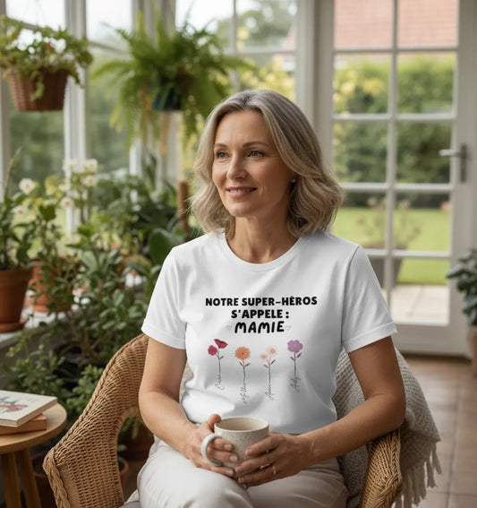 T shirt mamie personnalisé
