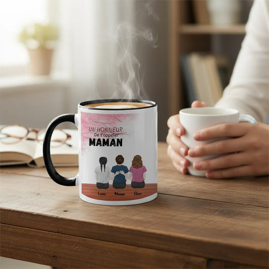 Tasse personnalisée mère et fille