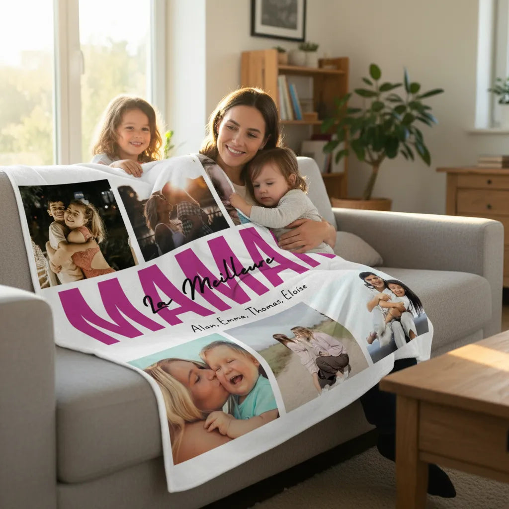 Couverture personnalisée la meilleure maman