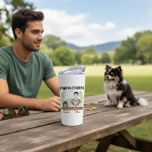 Mug personnalisé chien et maitre