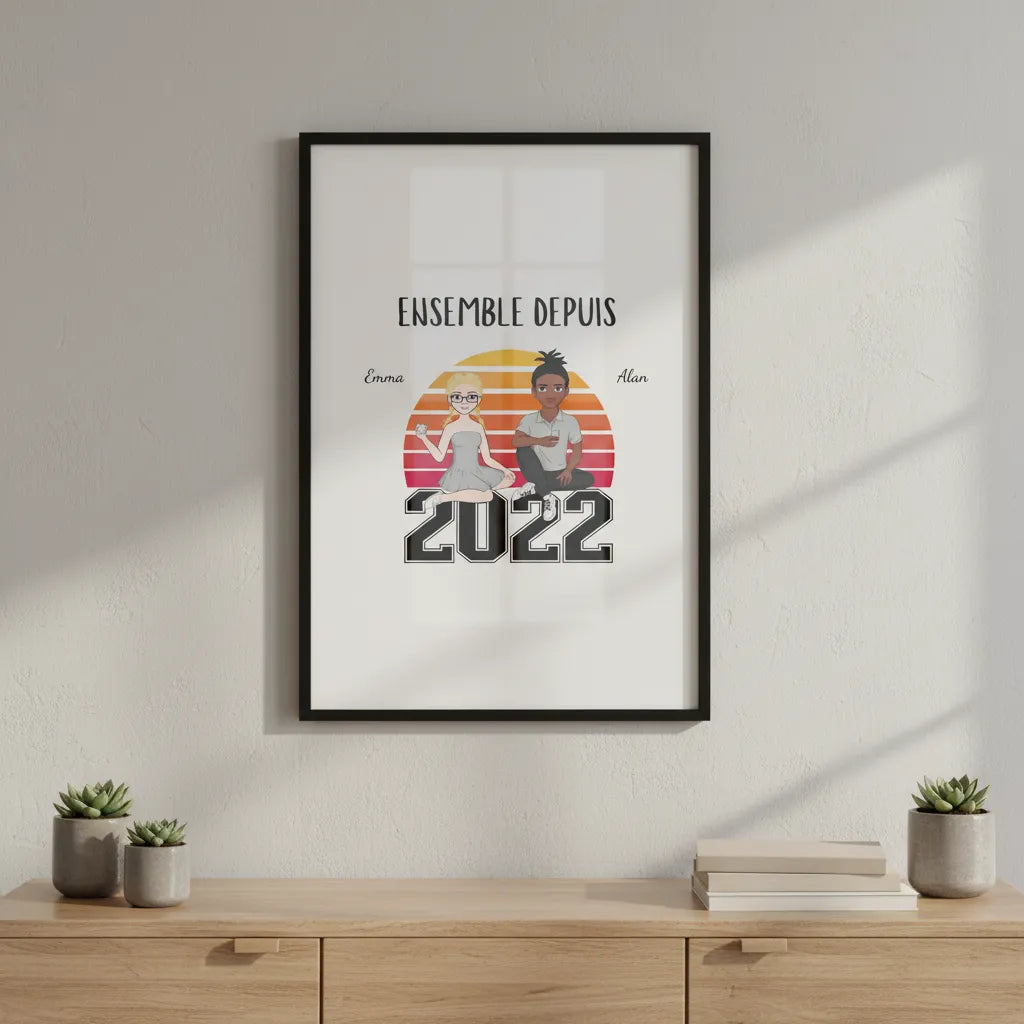 Affiche Personnalisée Couple