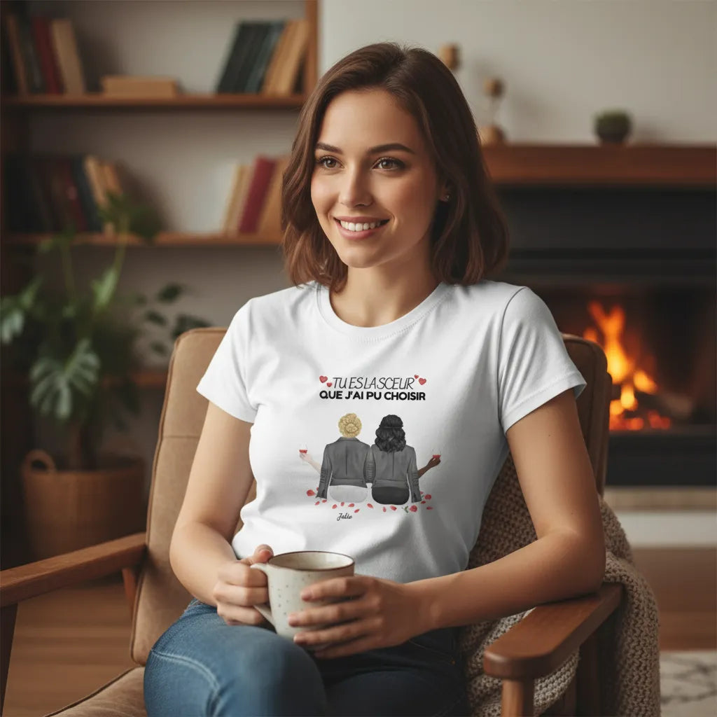 T-shirt personnalisé meilleure amie
