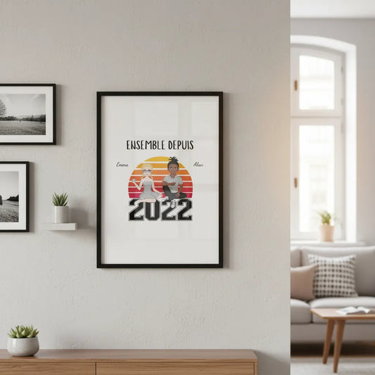 Affiche Personnalisée Couple