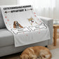 Couverture Personnalisée avec Chien Meilleure Maman