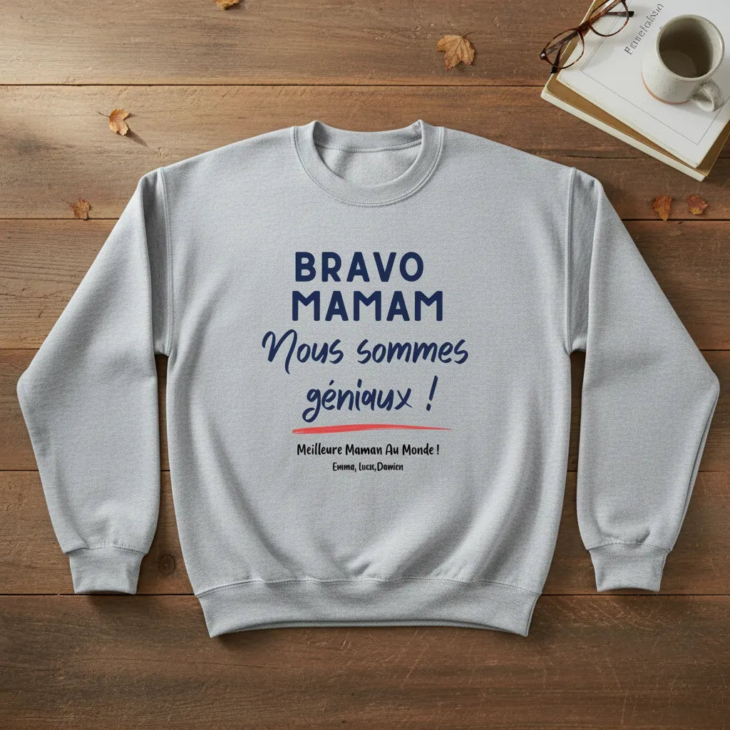 Sweat personnalisé maman