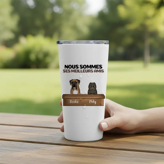 Mug personnalisé chat et chien
