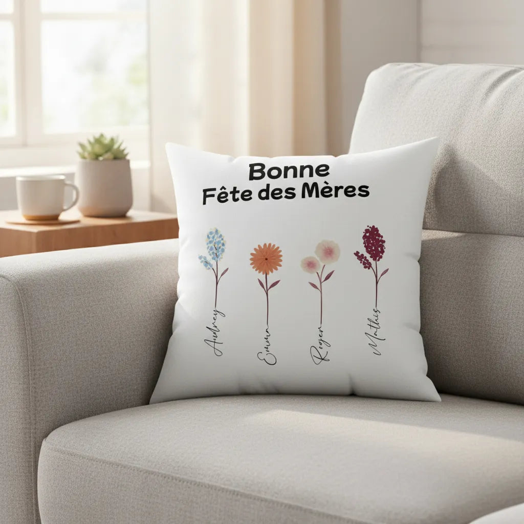 Coussin Personnalisable Fête des Mères
