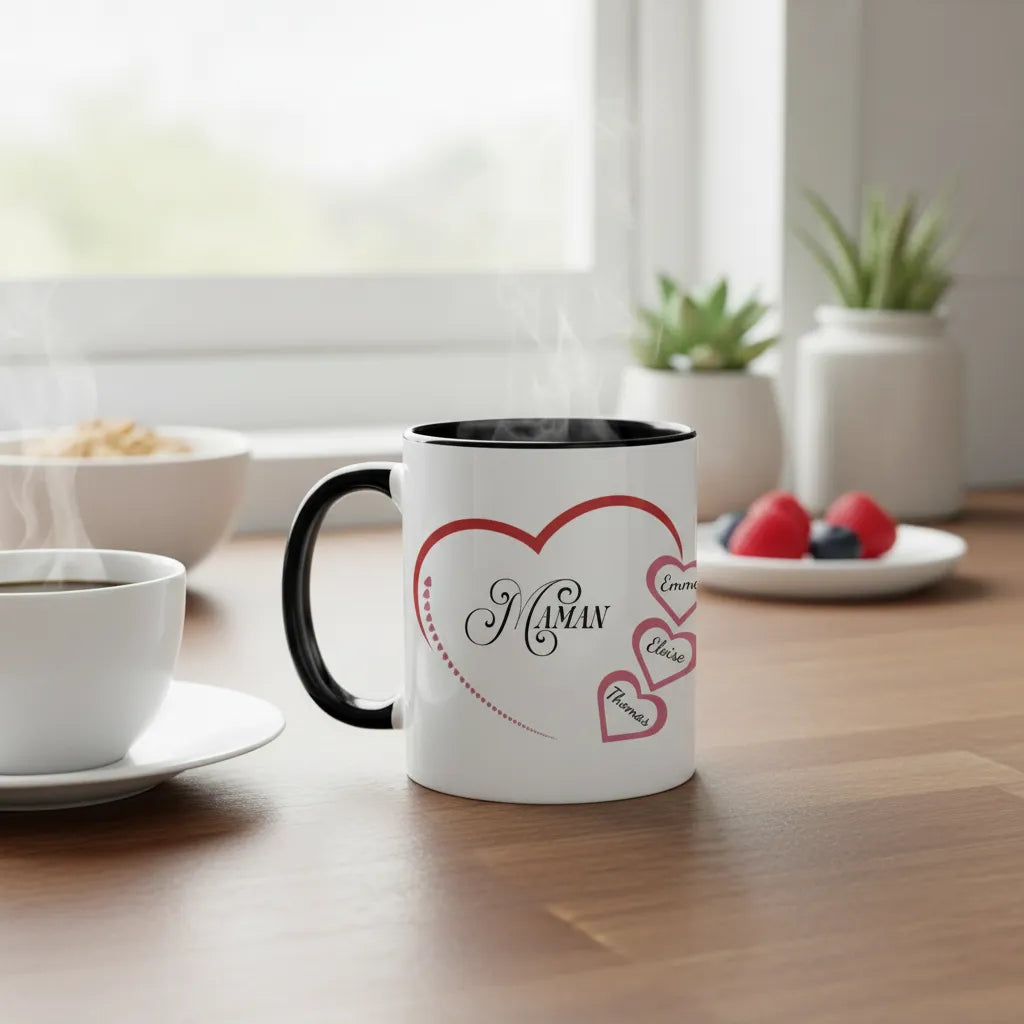 Tasse à café personnalisée maman