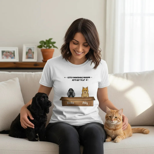 T shirt Personnalisé Fete des Meres