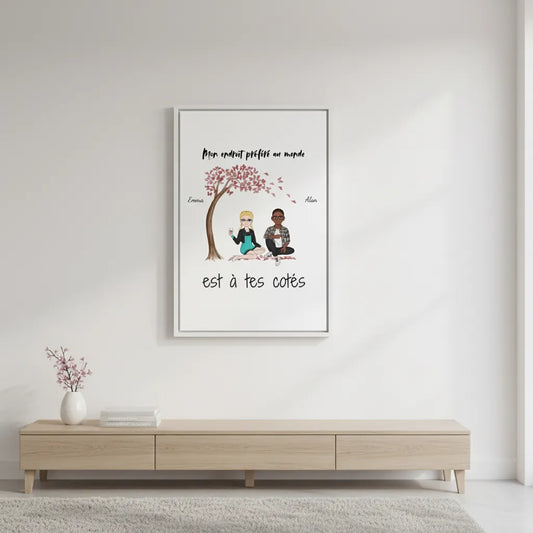 Toile Personnalisée Couple