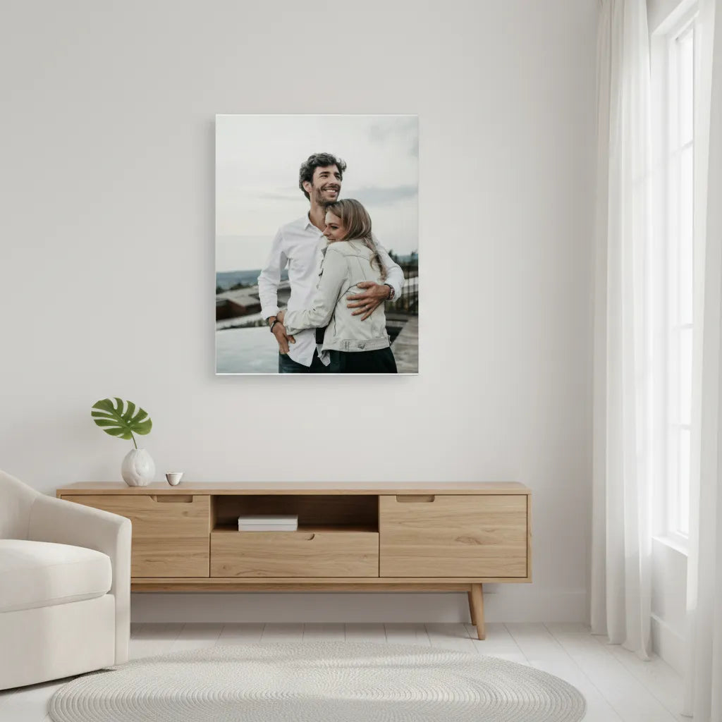 Impression Canvas avec Photo Personnalisee