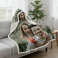 plaid capuche personnalise avec photo