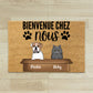 tapis entree animal de compagnie personnalise