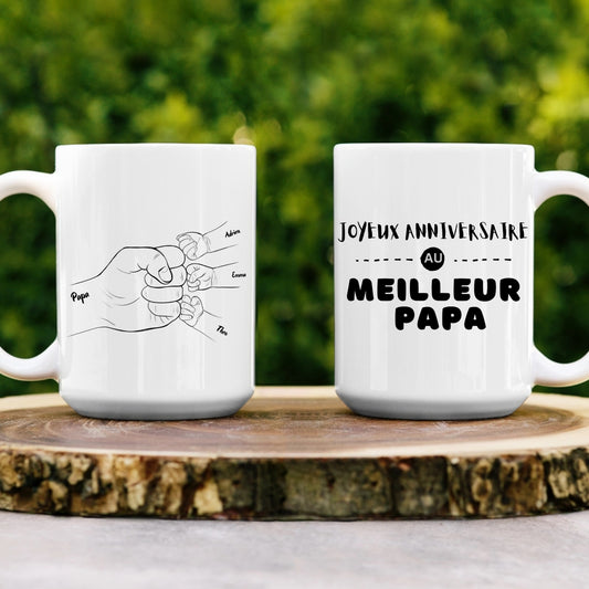 tasse personnalisable anniversaire papa